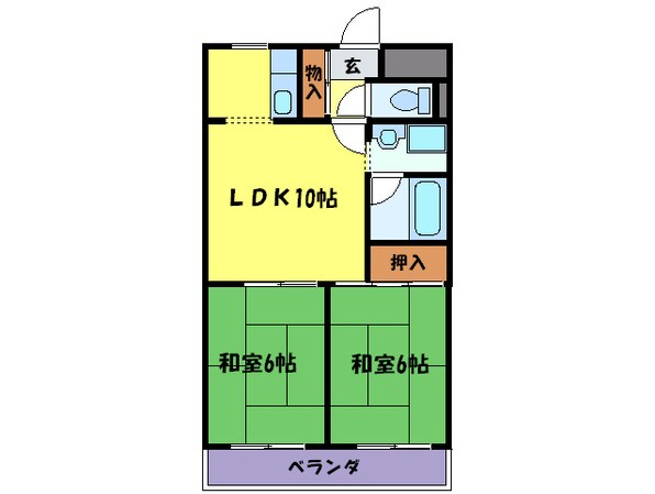 ル・ボオン２１の物件間取画像